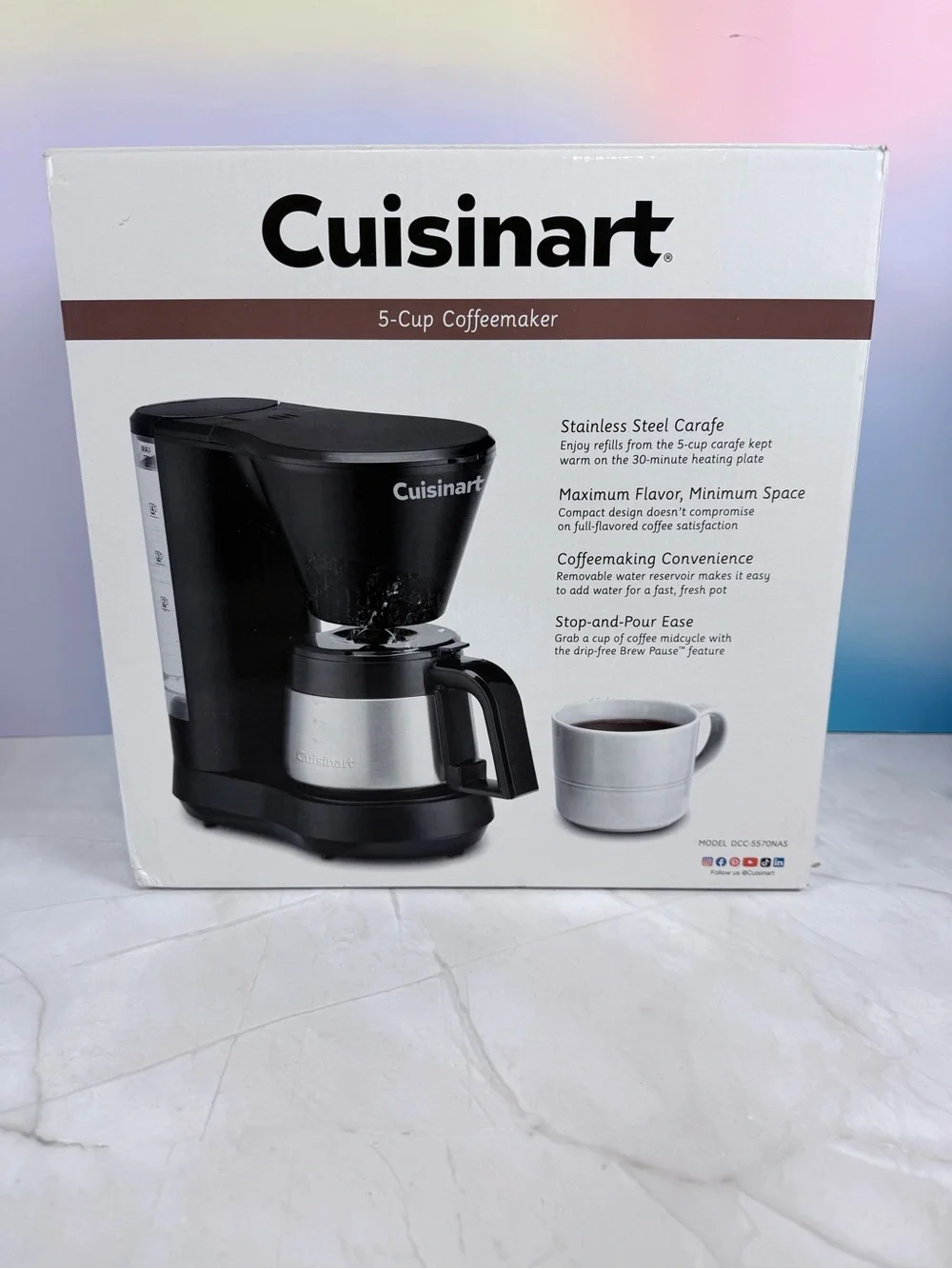 Cuisinart Black & Stainless Steel Single-Serve Coffee Brewer